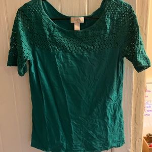 Loft Green Blouse